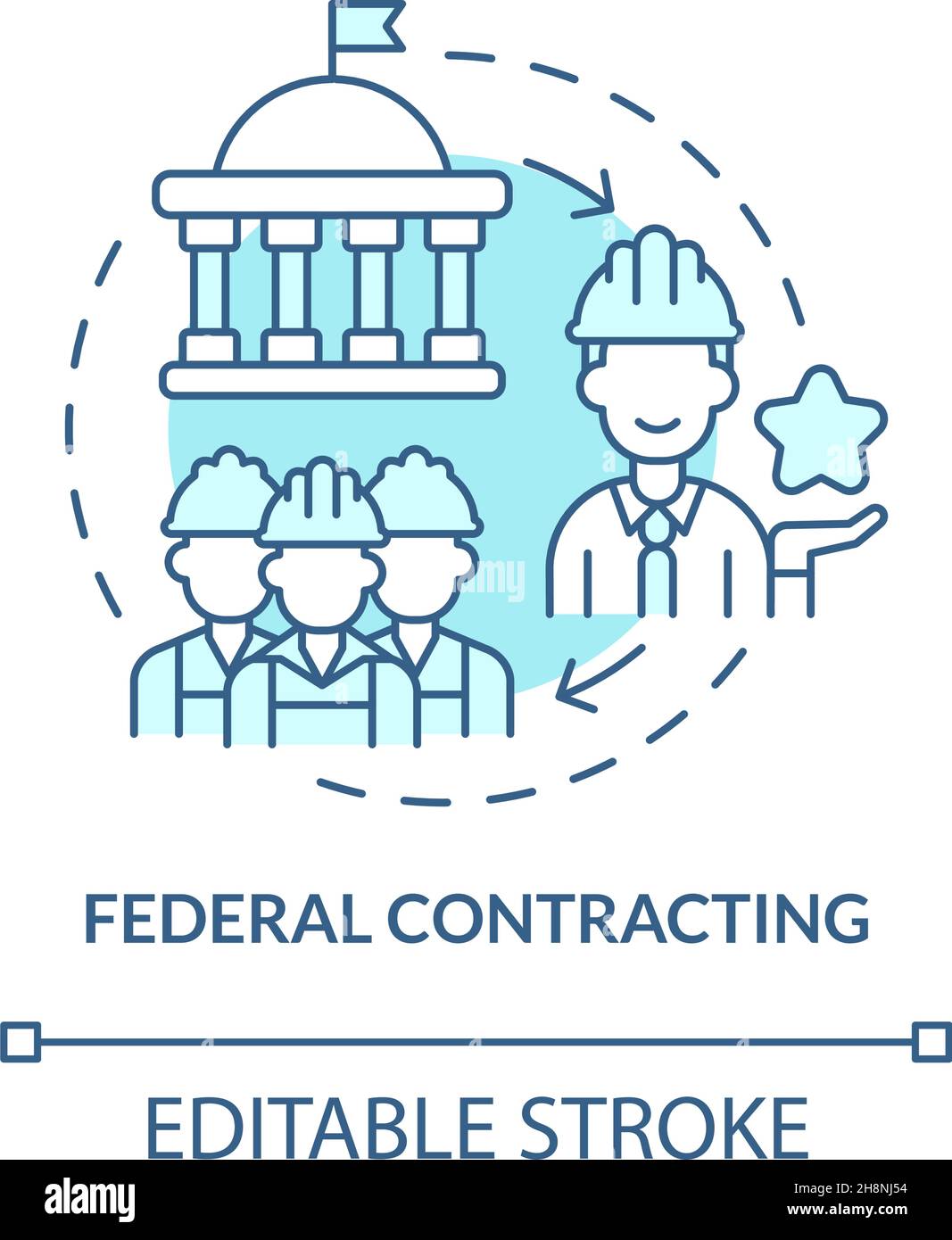 Government Contracting Icon